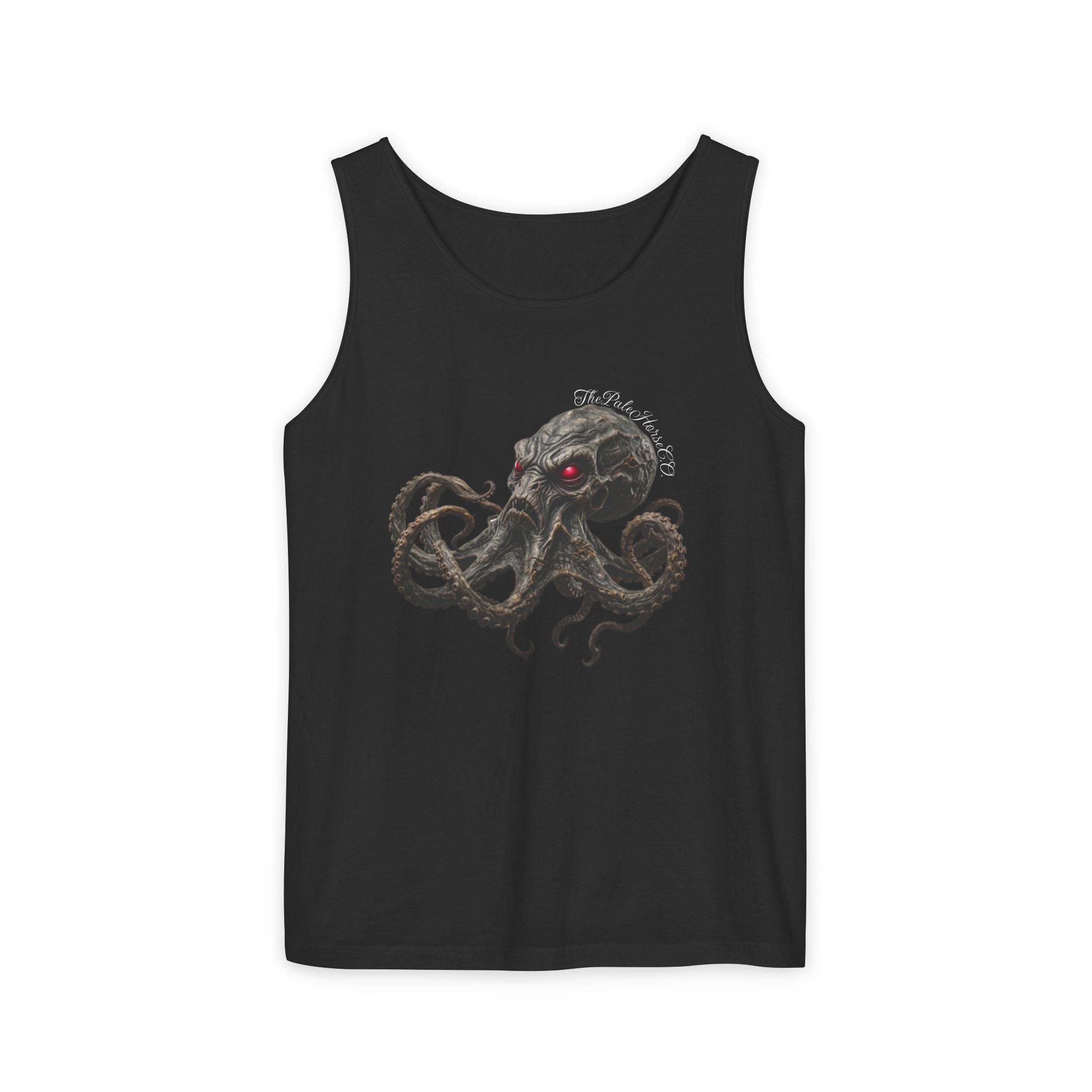 Octopus Skull Tank Top — Dark Nautical Graphic Tank