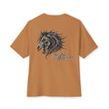 Tee — 'The Pale Horse Co.' Gothic Horse Skull Graphic Oversized Boxy Tee