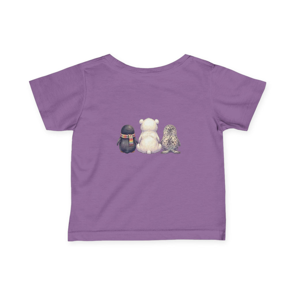 Infant Tee — Cute Polar Bear, Seal & Penguin Friends Baby Shirt ("My Besties")