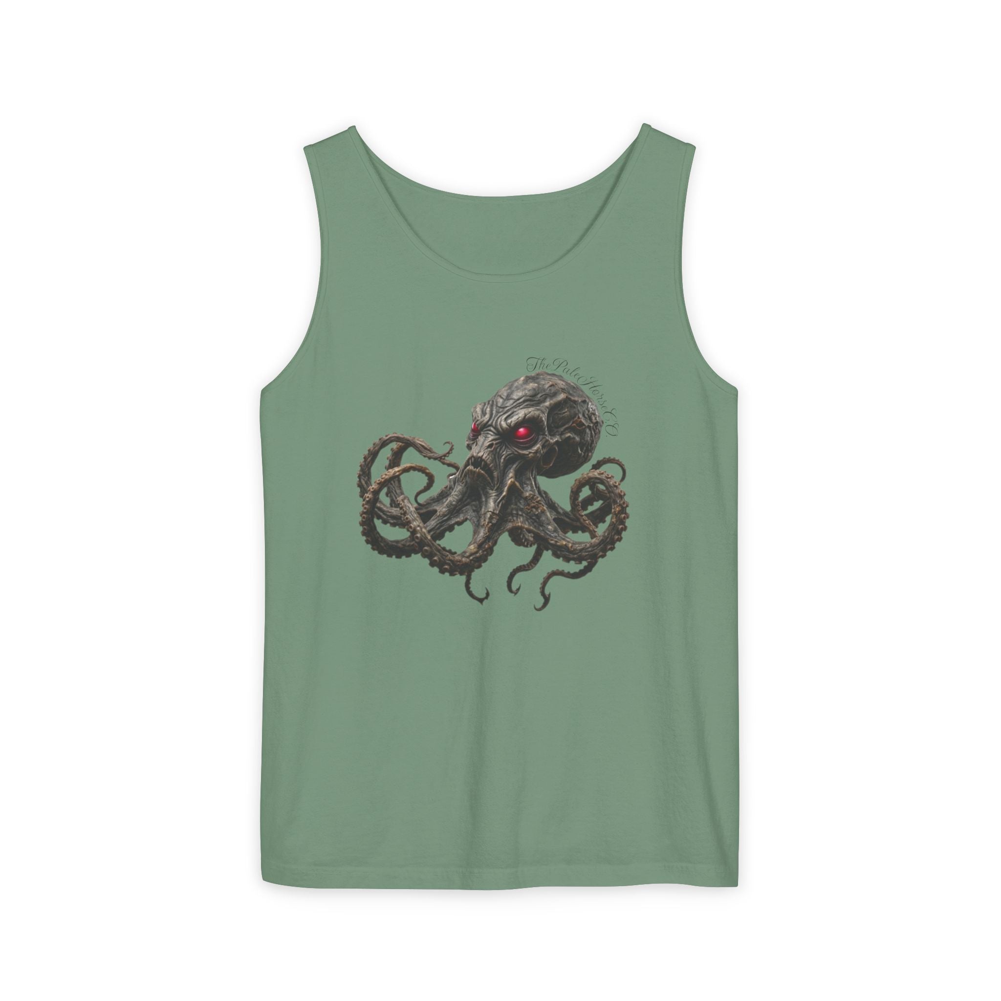 Octopus Skull Tank Top — Dark Nautical Graphic Tank