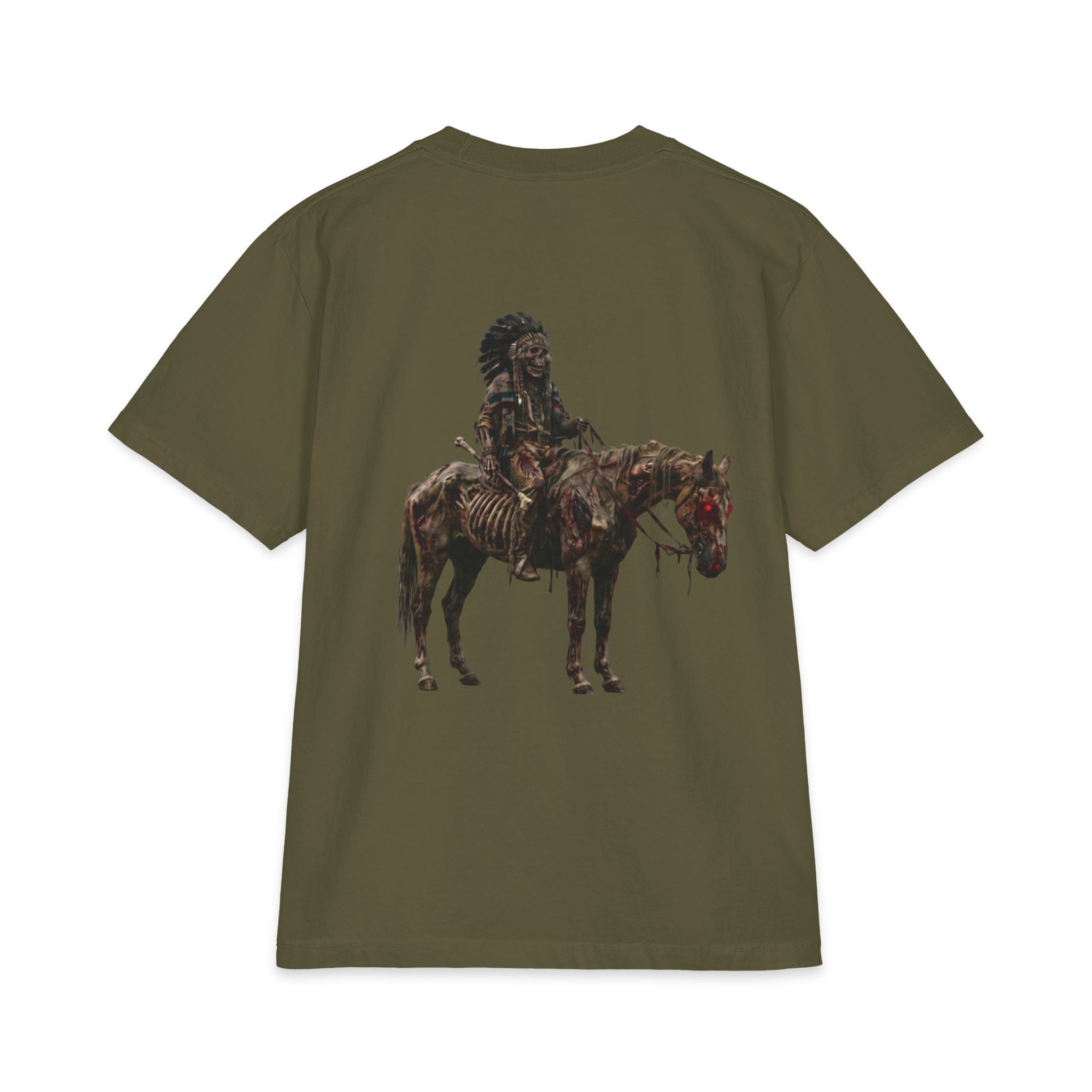 Western Warrior T‑Shirt — Native Horse Rider Graphic Tee