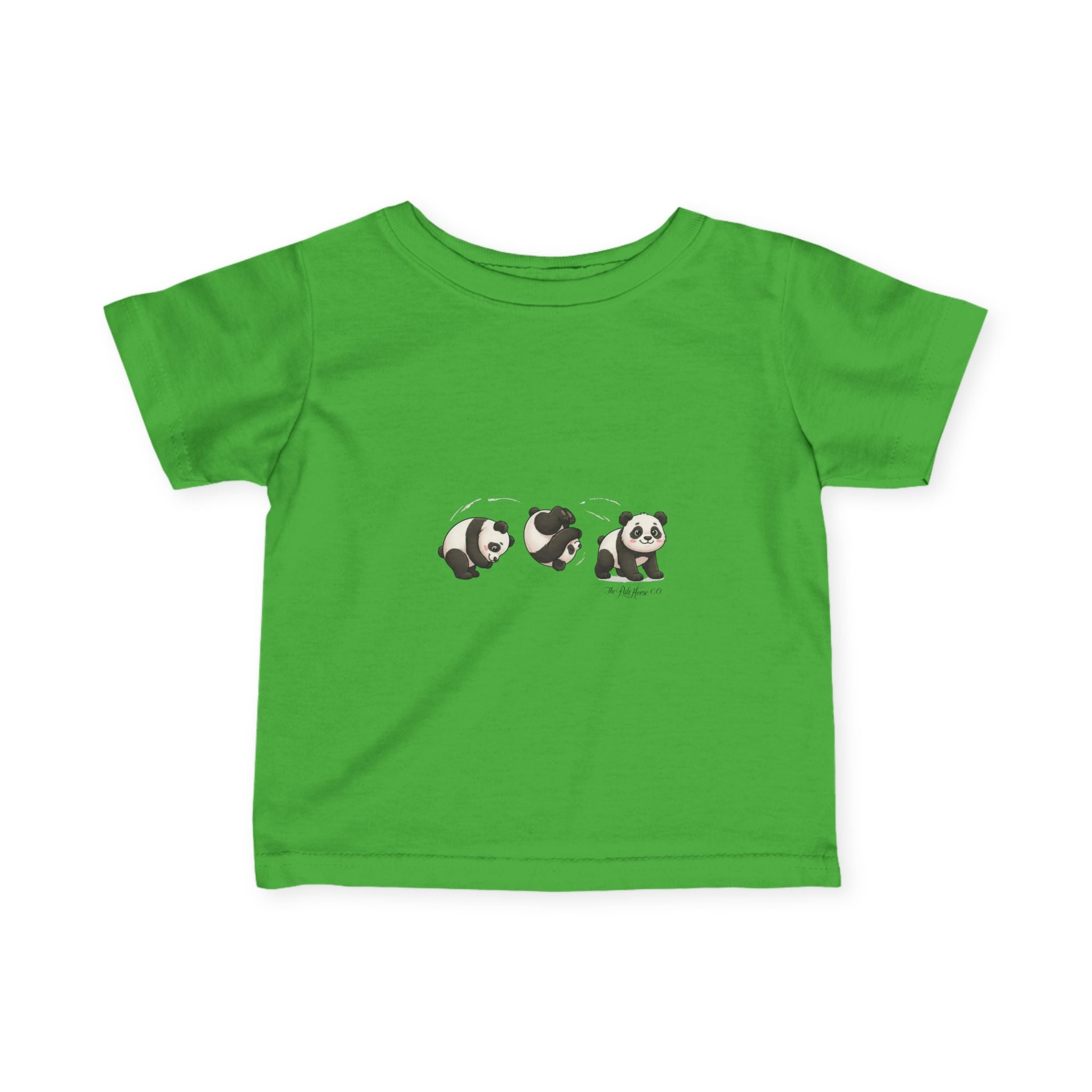 Adorable Somersaulting Baby Panda Shirt