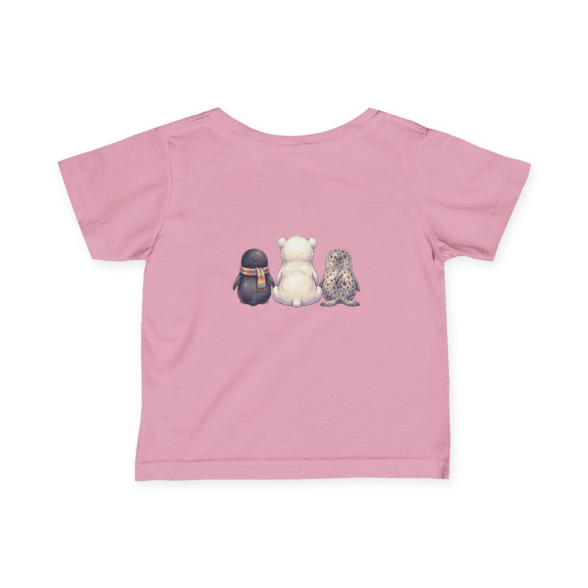Infant Tee — Cute Polar Bear, Seal & Penguin Friends Baby Shirt ("My Besties")
