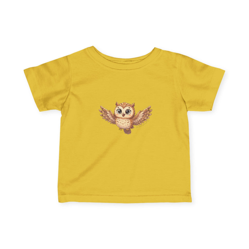 Infant Tee — Cute Flying Owl Baby T‑Shirt
