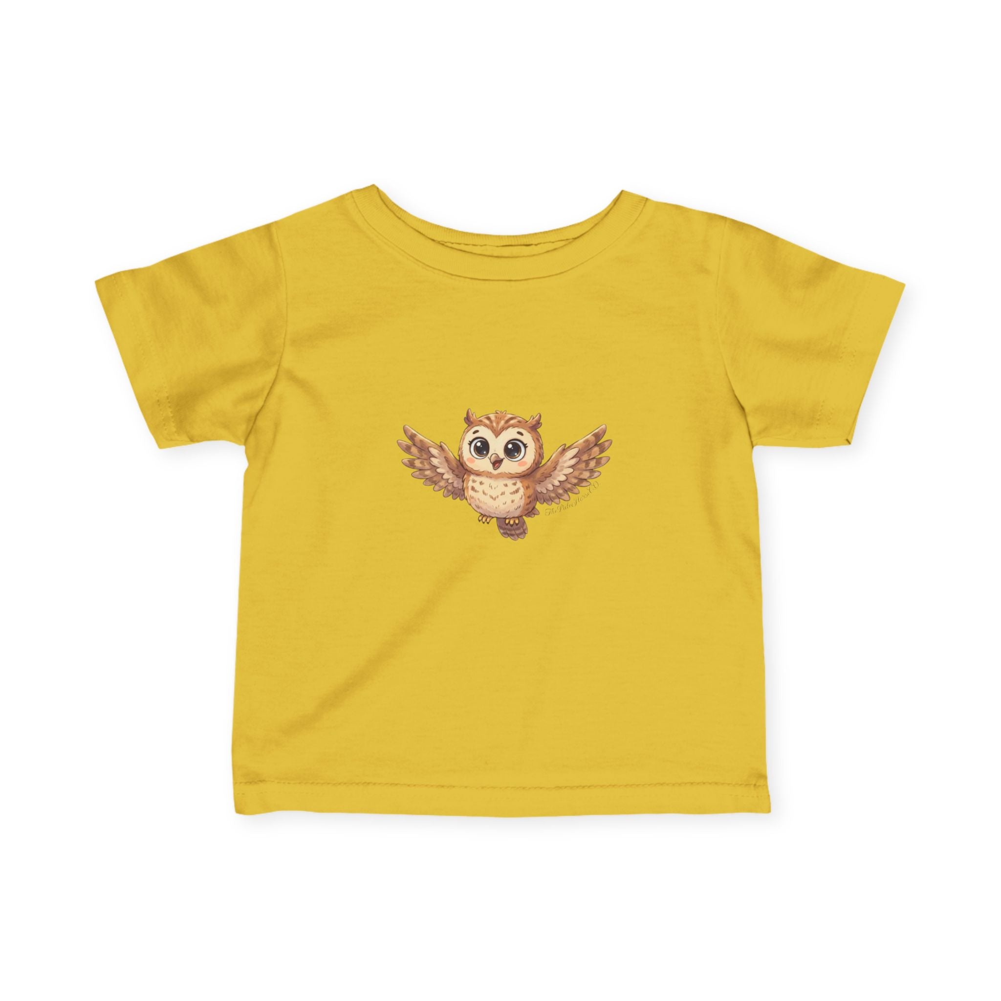 Infant Tee — Cute Flying Owl Baby T‑Shirt