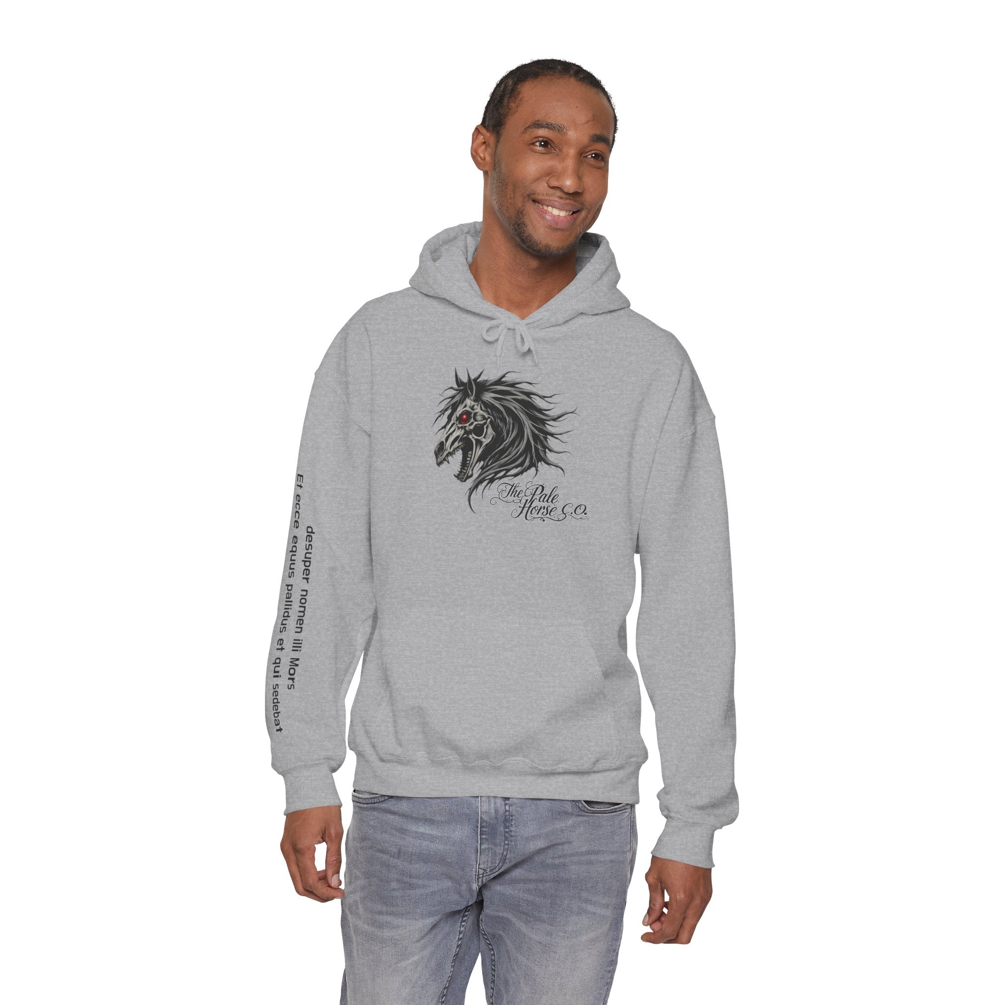 Hoodie — Dark Horse Graphic Pullover with 'Equus Pallidus' Back Art