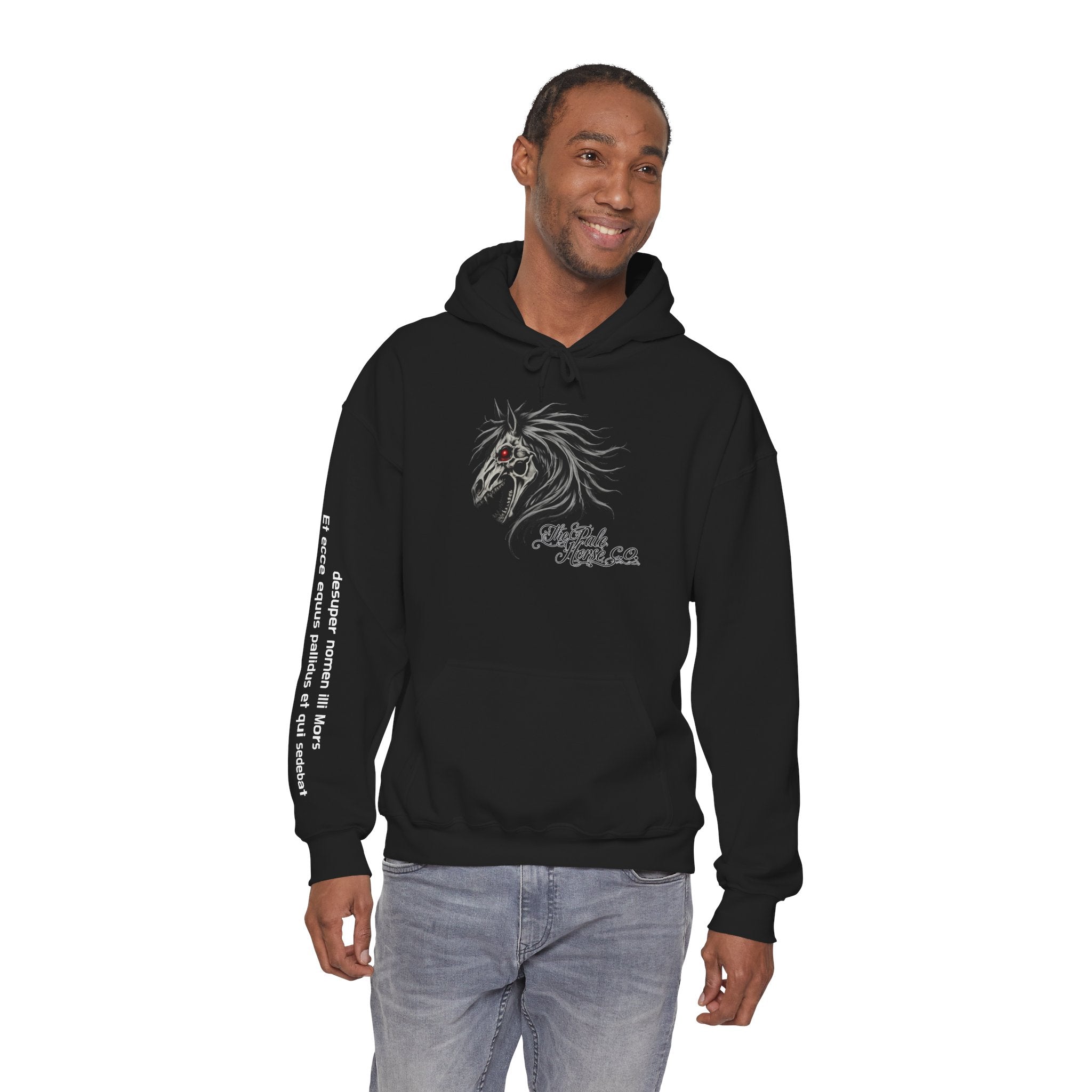 Hoodie — Dark Horse Graphic Pullover with 'Equus Pallidus' Back Art