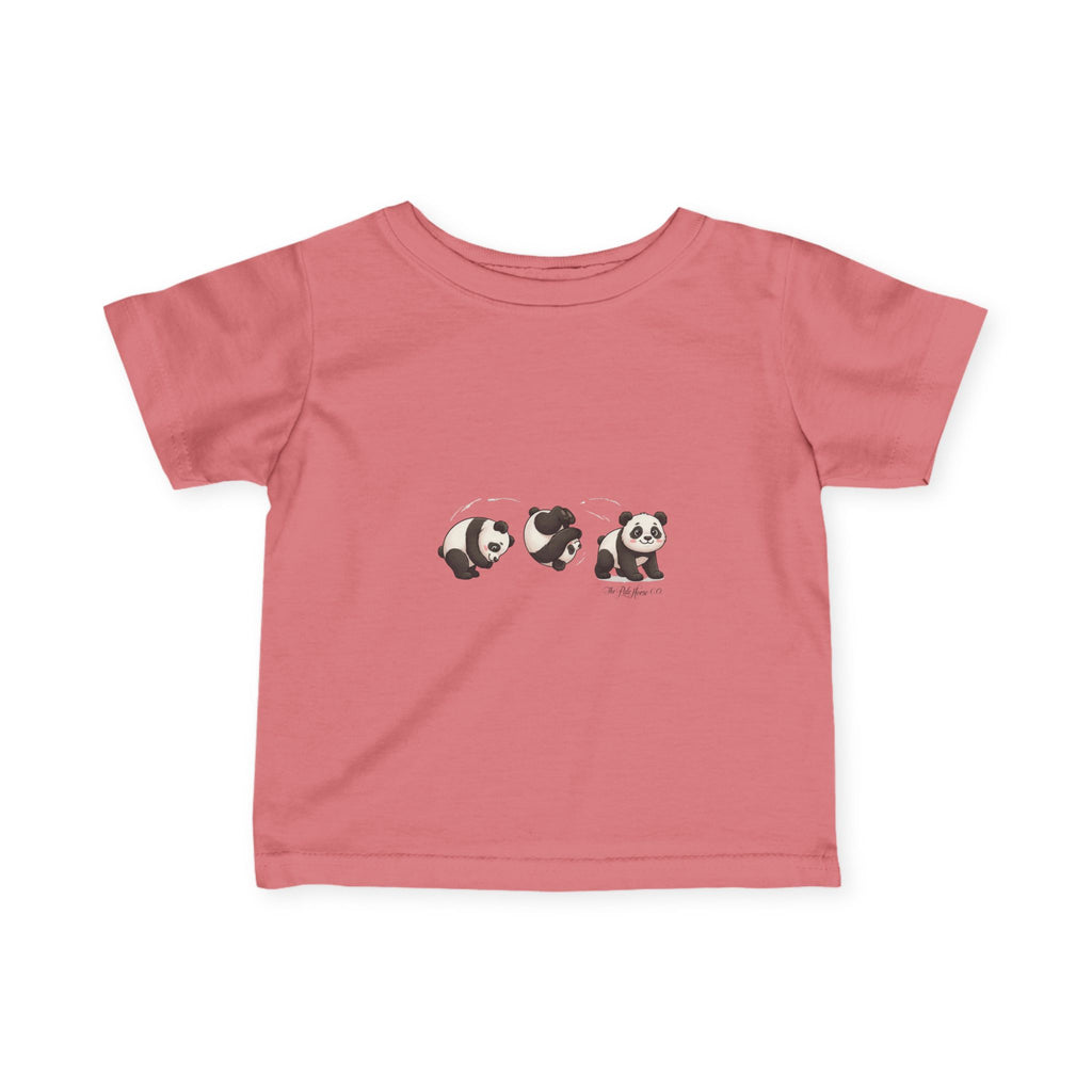Adorable Somersaulting Baby Panda Shirt