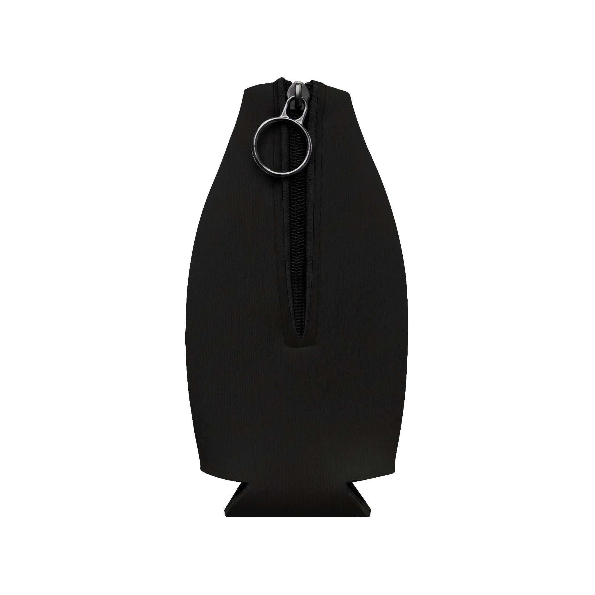 Zip-Up Bottle Cooler Sleeve — Gothic Red-Eyed Horse Neoprene Can Koozie