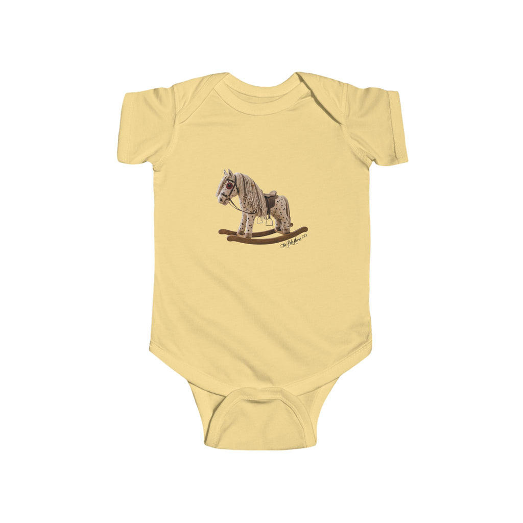 Vintage Rocking Horse Infant Onesie