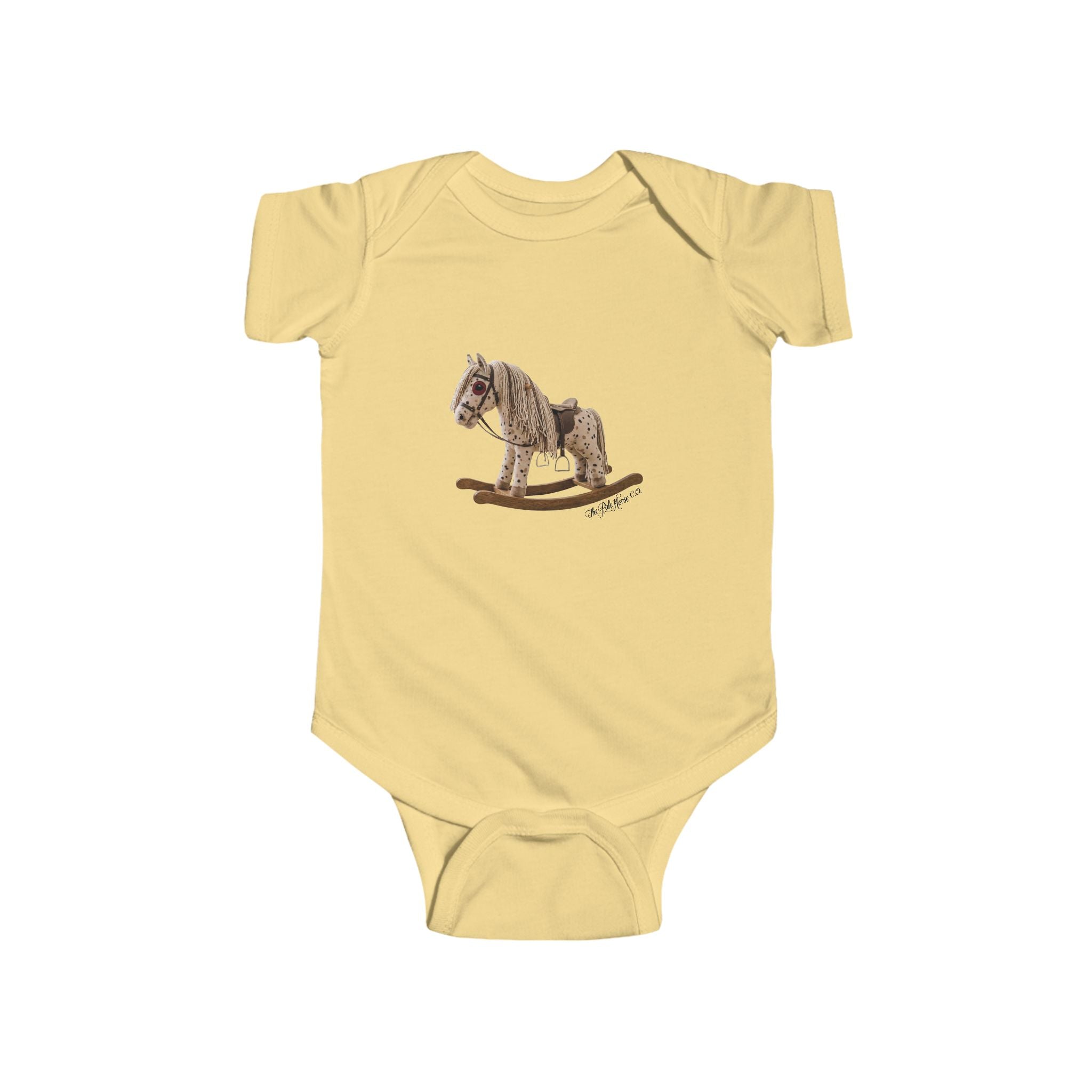 Vintage Rocking Horse Infant Onesie